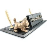 Reklam Atay Kişiye Özel Kedi Biblolu Veteriner Masa İsimliği