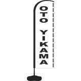 Reklam Ediyoruz Yelken Bayrak Oto Yıkama Temalı Paket