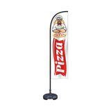 Reklam Ediyoruz Yelken Bayrak Pizza Temalı
