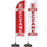 ReklamEdiyoruz 2li Nöbetçi Eczane Yönlendirme Tanıtım ve Reklam Yelken Bayragı Logolu