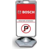 ReklamEdiyoruz Bosch Reklam ve Yönlendirme Uyarı Dubasi A Tabela Gri