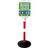 ReklamEdiyoruz Bu Alana Hes Kodu Olmadan Girilmez Bariyer Uyarı Dubası
