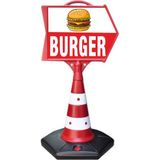 ReklamEdiyoruz Burger Temalı Uyarı ve Reklam Dubası