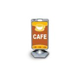 ReklamEdiyoruz Cafe Reklam Ve Yönlendirme Uyari Dubasi A Tabela Gri