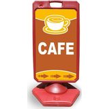 ReklamEdiyoruz Cafe Reklam Ve Yönlendirme Uyari Dubasi A Tabela Kırmızı
