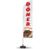 ReklamEdiyoruz Döner Temalı Yelken ve Reklam Bayrağı