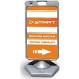 ReklamEdiyoruz Dsmart Reklam Ve Yönlendirme Uyari Dubasi A Tabela Gri