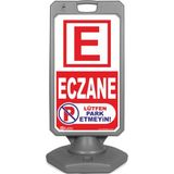 ReklamEdiyoruz Eczane Park Etmeyin Uyarı Dubası Atb1