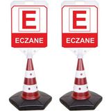 ReklamEdiyoruz Eczane Temalı Reklam Dubası 2'li - 2 Adet