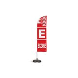 ReklamEdiyoruz Eczane Temalı Yelken Bayrak Takımı Kırmızı 1 Adet
