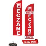 ReklamEdiyoruz Eczane Yelken Bayrak + Nöbetçi Ecz. Baskısı (V2)