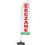 ReklamEdiyoruz Eczane Yönlendirme Tanıtım ve Reklam Yelken Bayragı Beyaz Pharmacy