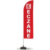 ReklamEdiyoruz Eczane Yönlendirme Tanıtım Ve Reklam Yelken Bayragı Kırmızı1