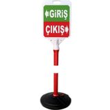 ReklamEdiyoruz Giriş Çıkıs Temalı Reklam Ve Bariyer Uyarı Dubası