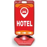 ReklamEdiyoruz Hotel Reklam Ve Yönlendirme Uyari Dubasi A Tabela Kırmızı