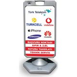 ReklamEdiyoruz Karışık Reklam ve Yönlendirme Uyarı Dubasi A Tabela Gri