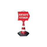 ReklamEdiyoruz Kırtasiye Fotokobi Temalı Uyarı Ve Ok Reklam Dubası