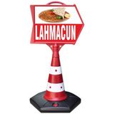 ReklamEdiyoruz Lahmacun Temalı Uyarı ve Yönlendirme Ok Dubası