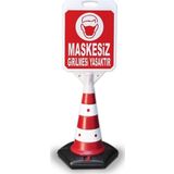 ReklamEdiyoruz Maskesiz Girilmesi Yasaktır Uyarı Dubası