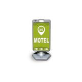 ReklamEdiyoruz Motel Reklam Ve Yönlendirme Uyari Dubasi A Tabela Gri