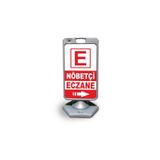 ReklamEdiyoruz Nöbetçi Eczane Reklam ve Yönlendirme Uyarı Dubasi A Tabela Gri