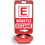 ReklamEdiyoruz Nöbetçi Eczane Reklam ve Yönlendirme Uyarı Dubasi A Tabela Kırmızı