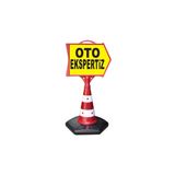 ReklamEdiyoruz Oto Exspertiz Temalı Uyarı Ve Ok Reklam Dubası