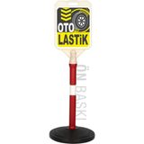 ReklamEdiyoruz Oto Lastik Yönlendirme ve Bariyer Uyarı Dubası