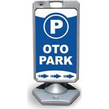 ReklamEdiyoruz Otopark Reklam Ve Yönlendirme Uyari Dubasi A Tabela Gri