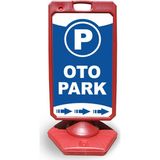 ReklamEdiyoruz Otopark Reklam Ve Yönlendirme Uyari Dubasi A Tabela Kırmızı