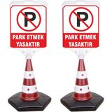 ReklamEdiyoruz Park Etmek Yasaktır Yönlendirme ve Uyarı Dubası 2 Adet