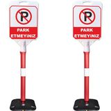 ReklamEdiyoruz Park Etmeyiniz Uyarı Reklam Dubası 2'li
