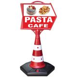 ReklamEdiyoruz Pasta Temalı Uyarı Ve Yönlendirme Ok Dubası