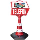 ReklamEdiyoruz Telefon Temalı Uyarı Ve Yönlendirme Ok Dubası