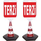 ReklamEdiyoruz Terzi Temalı Uyarı Ve Yönlendirme Dubası 2 Adet