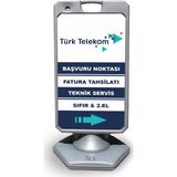 ReklamEdiyoruz Turk Telekom Reklam ve Yönlendirme Uyarı Dubasi A Tabela Gri