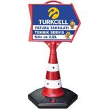 ReklamEdiyoruz Turkcell Reklam Yönlendirme ve Tanıtım Ok Dubası - Açık Mavi