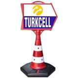 ReklamEdiyoruz Türkcell Temalı Uyarı Ve Yönlendirme Ok Dubası
