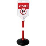 ReklamEdiyoruz Vestel Reklam Yönlendirme Tanıtım Bariyer Dubası - Kırmızı