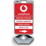 ReklamEdiyoruz Vodafone Reklam Ve Yönlendirme Uyari Dubasi A Tabela Gri