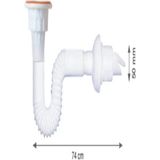 Rekorlu Cekvalflı Koruklu Lavabo Sifonu