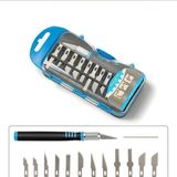 Rekotools 15 Parça Hobi Neşter Bıçak Seti Karbon Çelik ve Kauçuk Kolu ile Hassas Kesim İçin