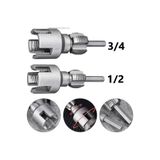 REKOTOOLS 2’ Li Set Iç Dış Plastik Boru Diş Açma Seti 1/2 ve 3/4 Inç