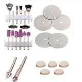 Rekotools -24 Adet Mini Taşlama Zımparalama Fırçalama Seti Dremel Gravür Set