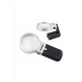 Rekotools -3x 4.5x Katlanabilir Ayarlı Büyüteç 10 Led Işık El Veya Masa Akrilik Optik Lens