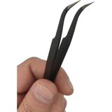 Rekotools Anti Statik Eğri Uçlu Cımbız Yüksek Hassasiyetli Paslanmaz Çelik 11-14 cm