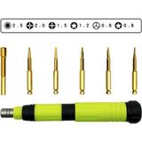 Rekotools Rekotools- 6*1 Çok Fonksiyonlu Tornavida Seti Dijital Elektronik Tamir Aracı Cep Telefonu Sökme Aracı iPhone İçin Uygundur