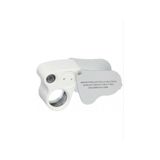 Rekotools Rekotools-Kuyumcular Için Göz Büyüteç, Işıklı Metal 30X22MM 60X12MM Aydınlatma LED