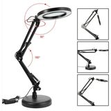 Rekotools Rekotools-Masa Lambası Çalışma Lambası Masa Üstü Büyüteç Tamirci Büyüteci 2 Farklı LED Işıklı