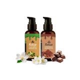 Rekze Çikolata & Yasemin Aromalı Masaj Yağı 100 ml – Aromaterapi, Nemlendirici ve Romantik Etki